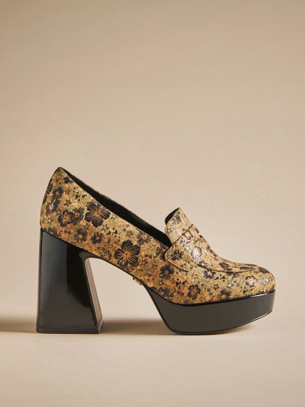 Cecelia New York Floral Pinky Platform Loafers